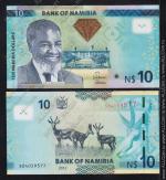 Намибия 10 долларов 2012г. P.11 UNC* 