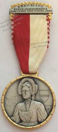 #111 Швейцария спорт Медаль Знаки