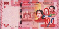 Банкнота Боливия 100 боливиано 2019 года. P.NEW - UNC "А"