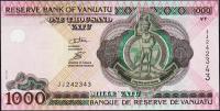 Банкнота Вануату 1000 вату 2007 года. P.NEW - UNC