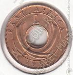 19-49 Восточная Африка 1 цент 1952г. КМ # 32 бронза 1,7гр.