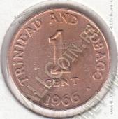 21-126 Тринидад и Тобаго 1 цент 1966г. КМ # 1 бронза 1,95гр. 17,8мм - 21-126 Тринидад и Тобаго 1 цент 1966г. КМ # 1 бронза 1,95гр. 17,8мм