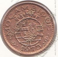 31-110 Мозамбик 1 эскудо 1973г. КМ # 82 бронза 8,0гр. 26мм