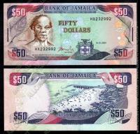 Ямайка 50$ 2004г. P.83b - UNC