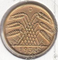 35-96 Германия 10 рейхспфеннигов 1934г. КМ # 40 D алюминий-бронза 4,05гр. 21мм