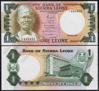 Сьерра-Леоне 1 леоне 1974г. P.5a -  UNC