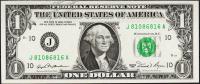 Банкнота США 1 доллар 1981 года. Р.468а - UNC "J" J-A