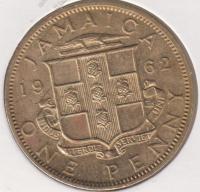 24-46 Ямайка 1 пенни 1962г.