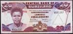 Свазиленд 20 эмалангени 1989г. P.17s - UNC "А"