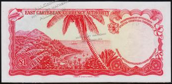 Восточные Карибы 1 доллар 1965г. P.13g - UNC - Восточные Карибы 1 доллар 1965г. P.13g - UNC