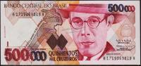 Банкнота Бразилия 500000 крузейро 1993 года. P.236а - UNC