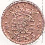 28-73 Ангола 50 сентаво 1954г. КМ # 75 бронза 4,0гр. 20мм