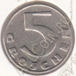29-123 Австрия 5 грошей 1931г. КМ # 2846 медно-никелевая 3,0гр. 17мм