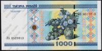 Беларусь 1000 рублей 2000(11г) P.28в - UNC "ЭА"