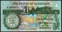 Гернси 1 фунт 1991г. Р.52а - UNC
