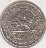 37-12 Восточная Африка 50 центов 1948г. 