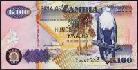 Замбия 100 квача 1992г. Р.38a - UNC