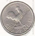 33-99 Малави 6 пенсов 1964г. КМ # 1 медь-никель-цинк 2,79гр. 