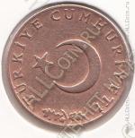 9-77 Турция 10 куруш 1967г. КМ #891.1 бронза 4,0гр. 21,3мм