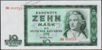 ГДР (Германия) 10 марок 1964г. P.23 UNC 