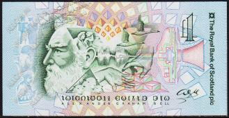 Банкнота Шотландия 1 фунт 1997 года. P.359 UNC - Банкнота Шотландия 1 фунт 1997 года. P.359 UNC