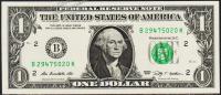 США 1 доллар 2009г. UNC "В" В-K