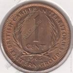 5-45 Восточные Карибы 1 цент 1965г. KM# 2 UNC бронза 5,64гр