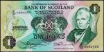 Шотландия 1 фунт 1974г. P.111с(1) - XF+
