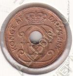 25-132 Дания 1 эре 1938г. КМ # 826,2 N бронза 1,9гр