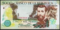 Колумбия 5000 песо 15.11.2006г. P.452h - UNC