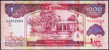 Сомалиленд 1000 шиллингов 2015г. Р.20d - UNС - Сомалиленд 1000 шиллингов 2015г. Р.20d - UNС