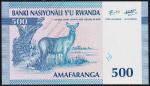 Руанда 500 франков 1994г. P.23 UNC