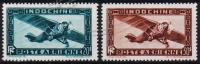 Индокитай Французский Авиа 2 марки п/с 1949г. YVERT №46-47* MLH OG (10-78в)