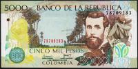 Колумбия 5000 песо 04.02.2006г. P.452g - UNC