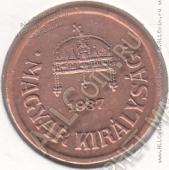 29-126 Венгрия 2 филлера 1937г. КМ # 506 бронза 3,23гр. - 29-126 Венгрия 2 филлера 1937г. КМ # 506 бронза 3,23гр.