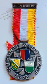 #014 Швейцария спорт Медаль Знаки