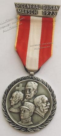 #193 Швейцария спорт Медаль Знаки