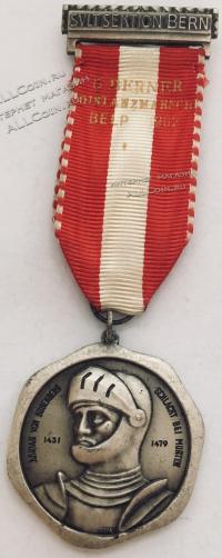  #267 Швейцария спорт Медаль Знаки. Региональные стрельбы в Берне. 