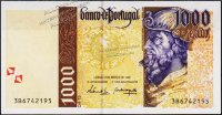 Банкнота Португалия 1000 эскудо 12.03.1998 года. P.188с(1-2) - UNC