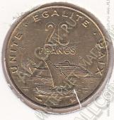 26-37 Джибути 20 франков 1996г. КМ # 24 UNC алюминий-бронза 4,0гр. 23,5мм - 26-37 Джибути 20 франков 1996г. КМ # 24 UNC алюминий-бронза 4,0гр. 23,5мм