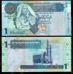 Ливия 1 динар 2004г. P.68 UNC
