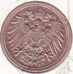 9-80 Германия 1 пфенниг 1910г. КМ # 10 Е медь 2,0гр. 17,5мм