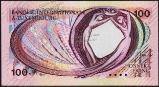Люксембург 100 франков 1981г. P.14A - UNC - Люксембург 100 франков 1981г. P.14A - UNC