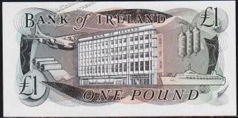 Банкнота Ирландия Северная 1 фунт 1980 года. P.65 UNC - Банкнота Ирландия Северная 1 фунт 1980 года. P.65 UNC