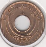 24-65 Восточная Африка 1 цент 1959г. UNC Бронза