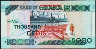 Гана 5000 седи 2000г. P.34e - UNC - Гана 5000 седи 2000г. P.34e - UNC