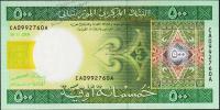 Банкнота Мавритания 500 угйя 2004 года. P.12а - UNC