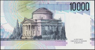 Банкнота Италия 10000 лир 1984 года. P.112в - UNC - Банкнота Италия 10000 лир 1984 года. P.112в - UNC