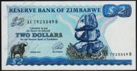 Зимбабве 2 доллара 1994г. P.1с - UNC