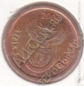 32-164 Южная Африка 5 центов 2006г. КМ # 486 сталь покрытая медью 4,5гр. 21мм - 32-164 Южная Африка 5 центов 2006г. КМ # 486 сталь покрытая медью 4,5гр. 21мм